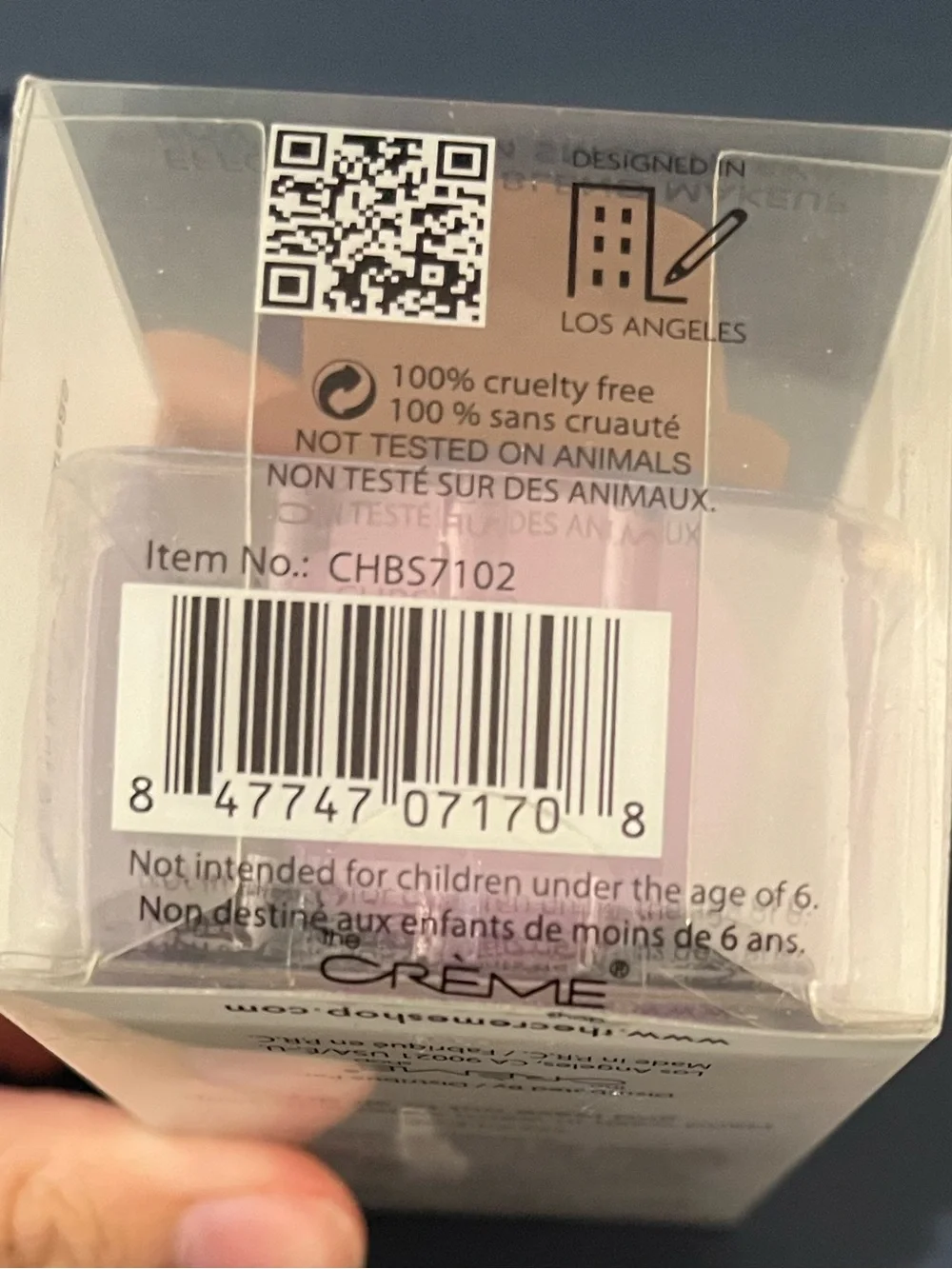 (PURPLE)FREEw/$10+PURCHASE: TheCremeShop BlendingSwirl Precision Blending Sponge